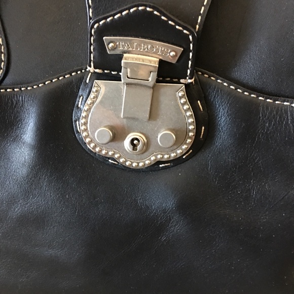 Talbots black bag.  Fantastic condition!! - Picture 2 of 4